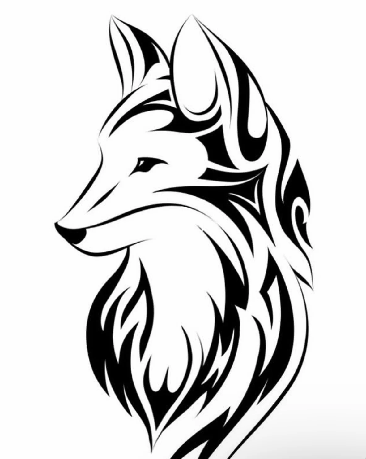 دستبند چرمی نقره روباه ترسیم