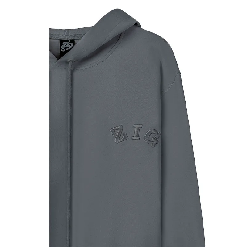 هودی طوسی فیلی زیگ zig مدل basic comfort کد369